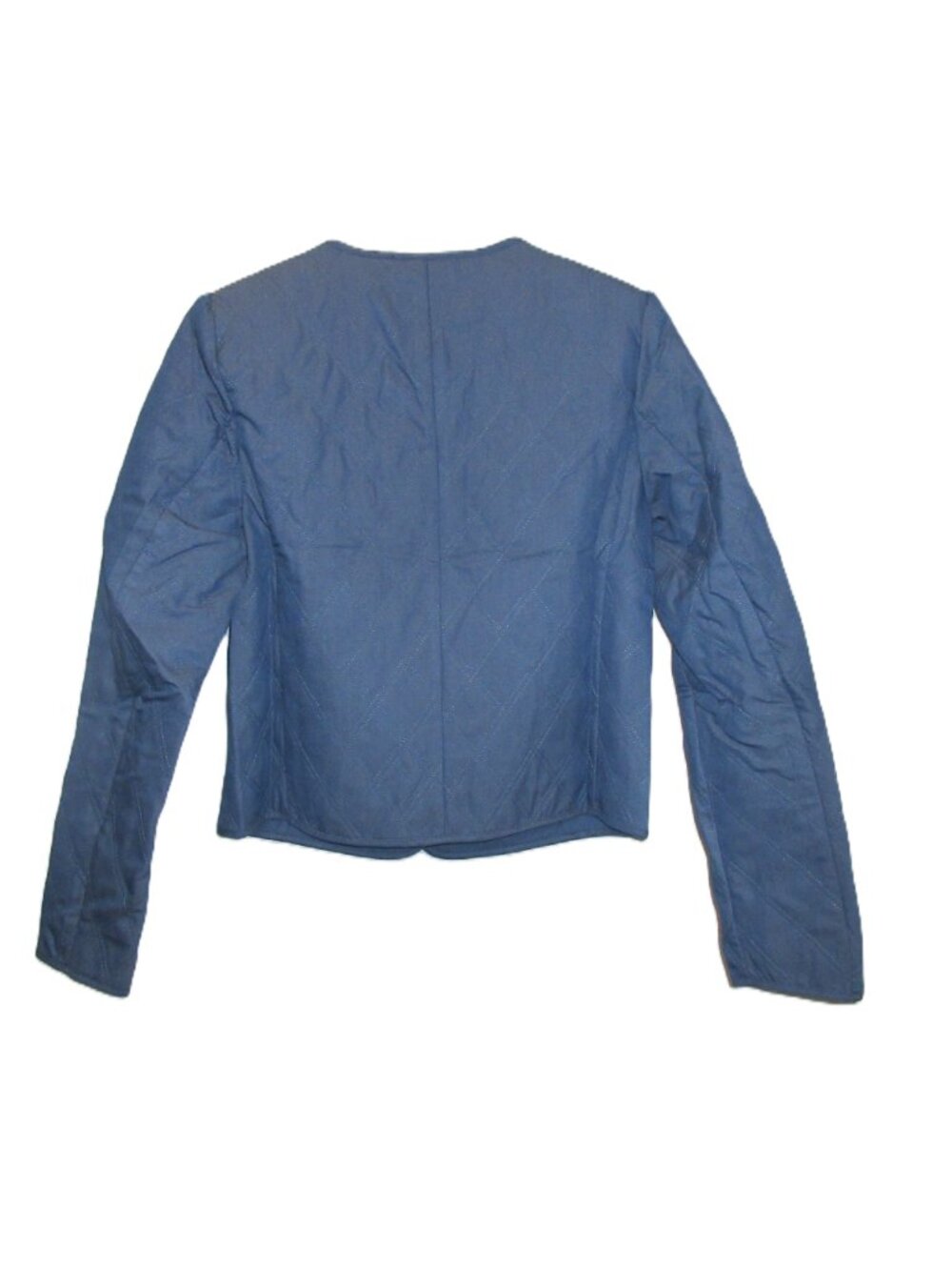 TAHARI ASL Denim Quilted Jacket - Picture 2 of 3